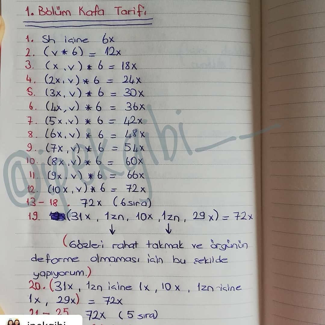 Ücretsiz İpek Bebek Ayak ve Bacak Örgü Tarifi