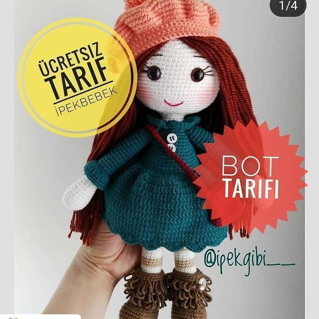 Ücretsiz İpek Bebek Ayak ve Bacak Örgü Tarifi