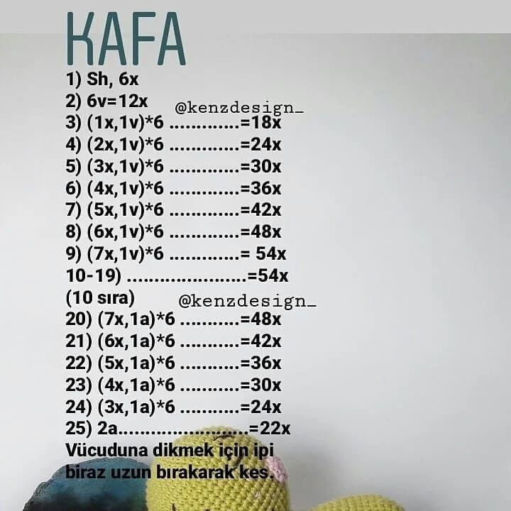 ÜCRETSİZ Kaplumbağa Amigurumi Şeması Etiket yaptığınız için teşekkür ederim ❣️