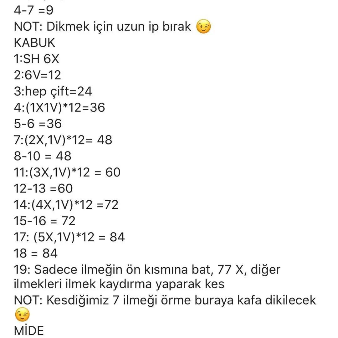 Ücretsiz Kaplumbağa Amigurumi Yapımı Heryere yakışacak açıklamalı bir tarif daha kaplumbağa 🐢 .