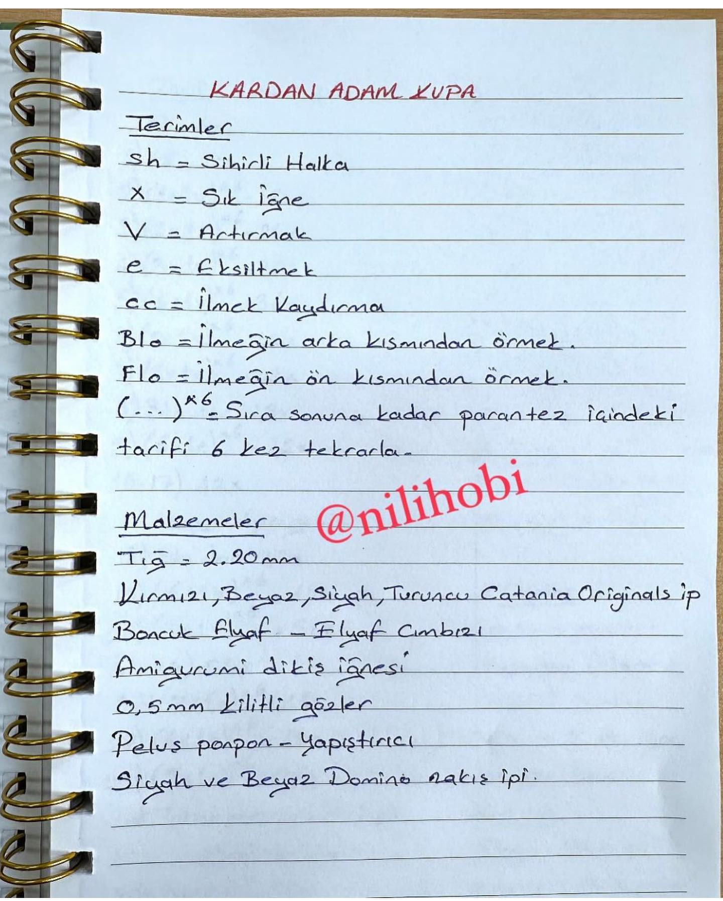 Ücretsiz Kar Adamlı Bardak Tığ İşi Tarifi