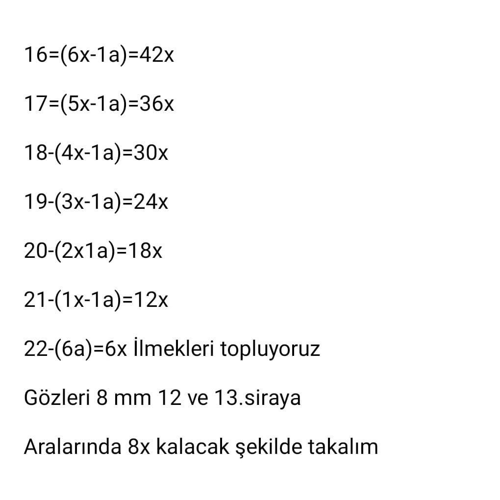 ÜCRETSİZ Kardan Adam Amigurumi Tığ İşi Tarifi