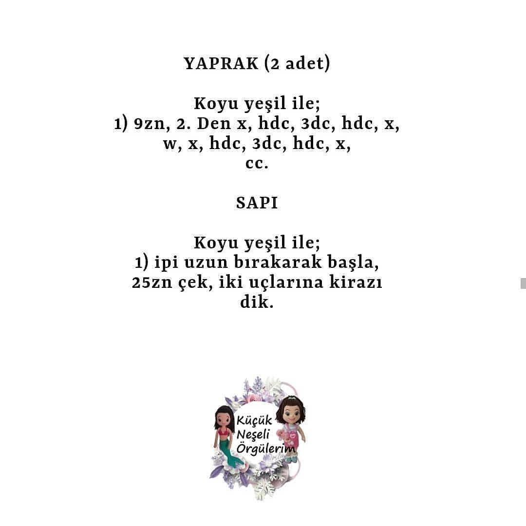 Ücretsiz Kirazlı Çanta Örgü Şeması