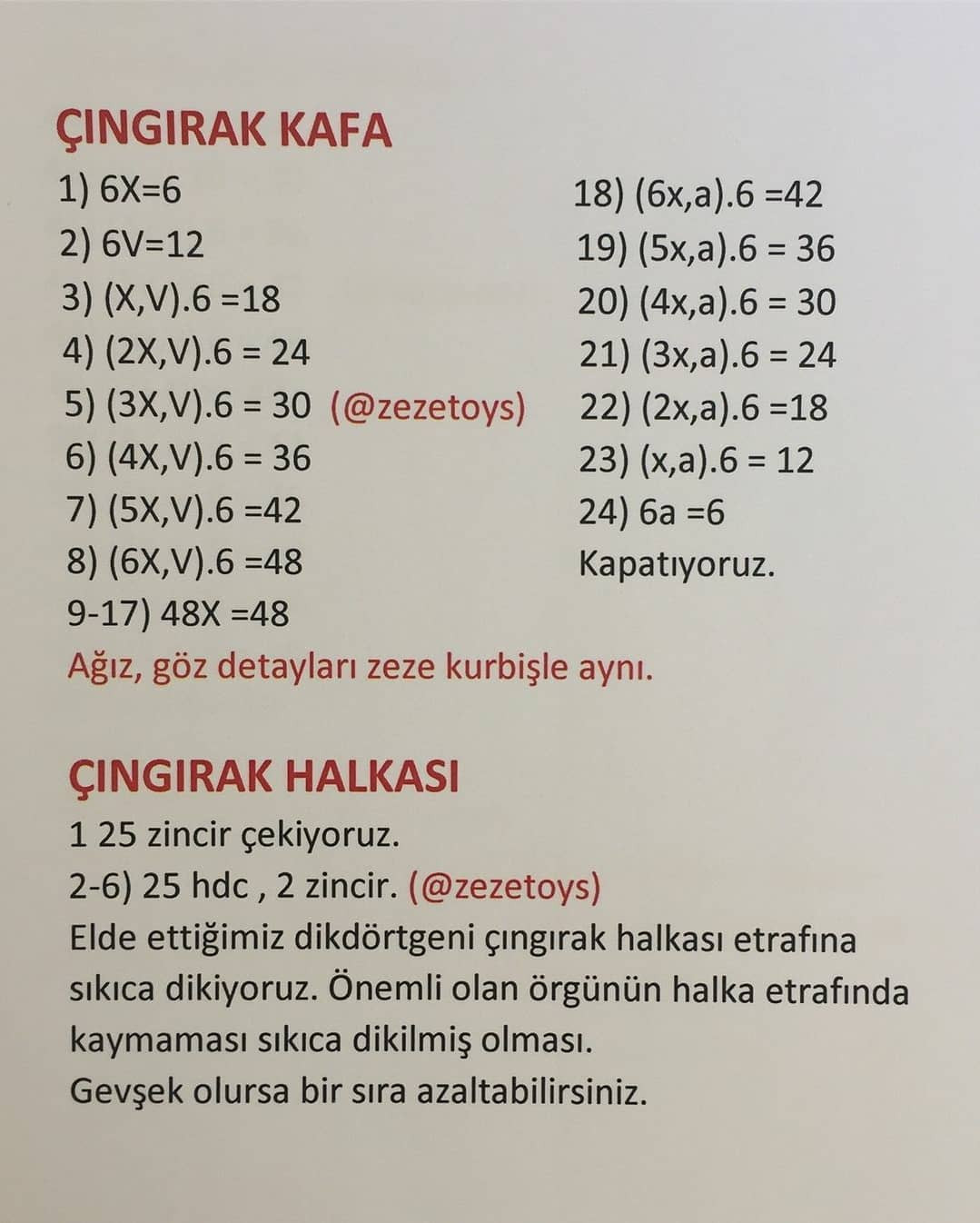 Ücretsiz Kurbağa Amigurumi Yapımı