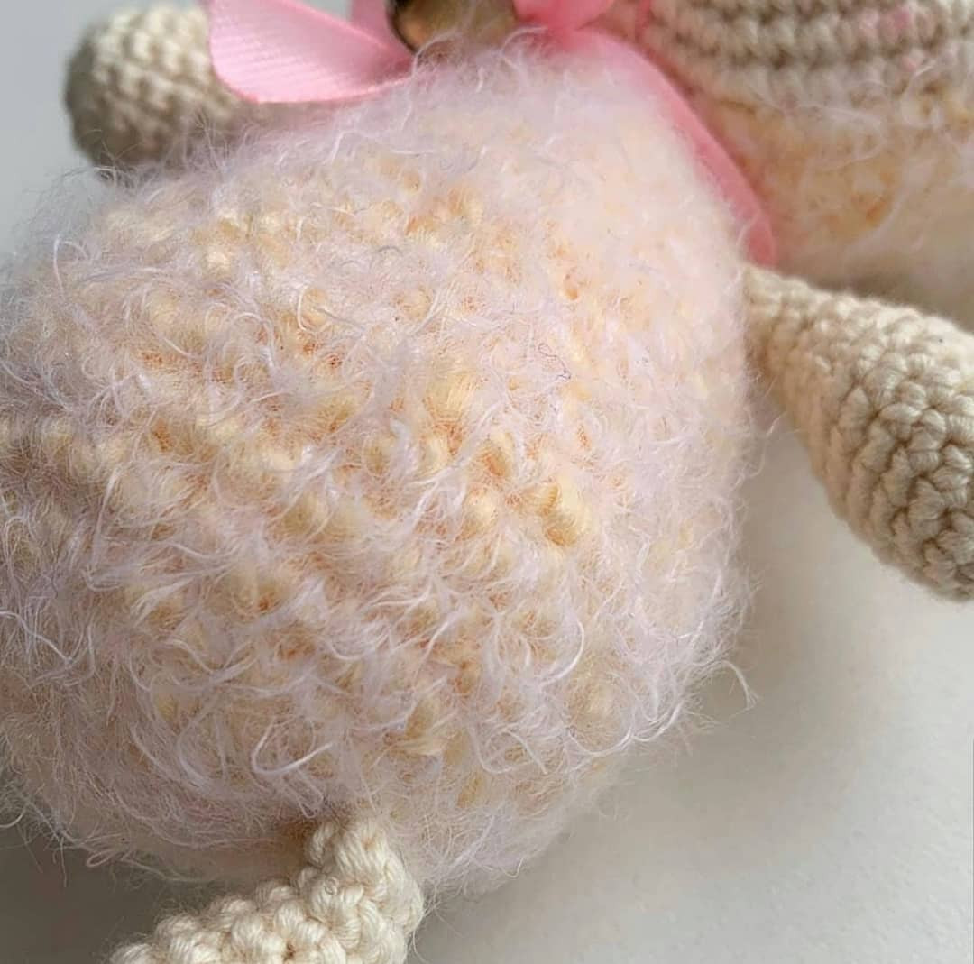 Ücretsiz Kuzu Amigurumi Tığ İşi Şeması