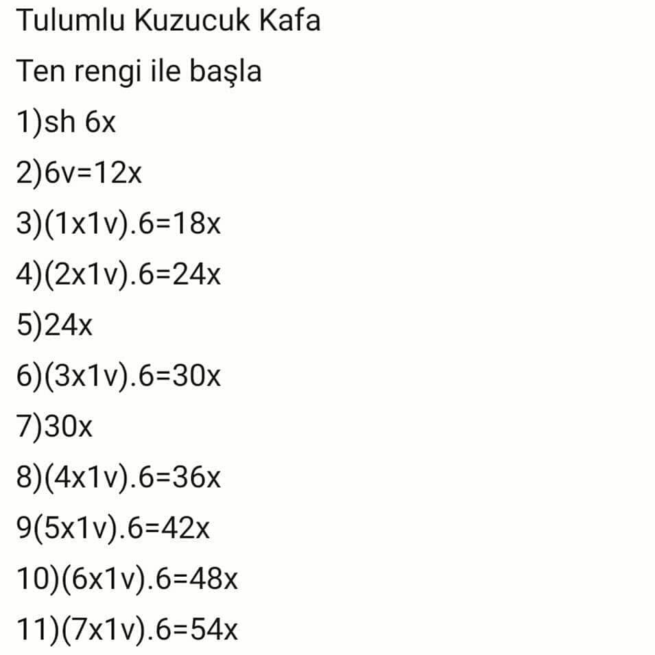 Ücretsiz Kuzu Amigurumi Tığ İşi Tarifi Tulumlu Kuzu❤️❤️