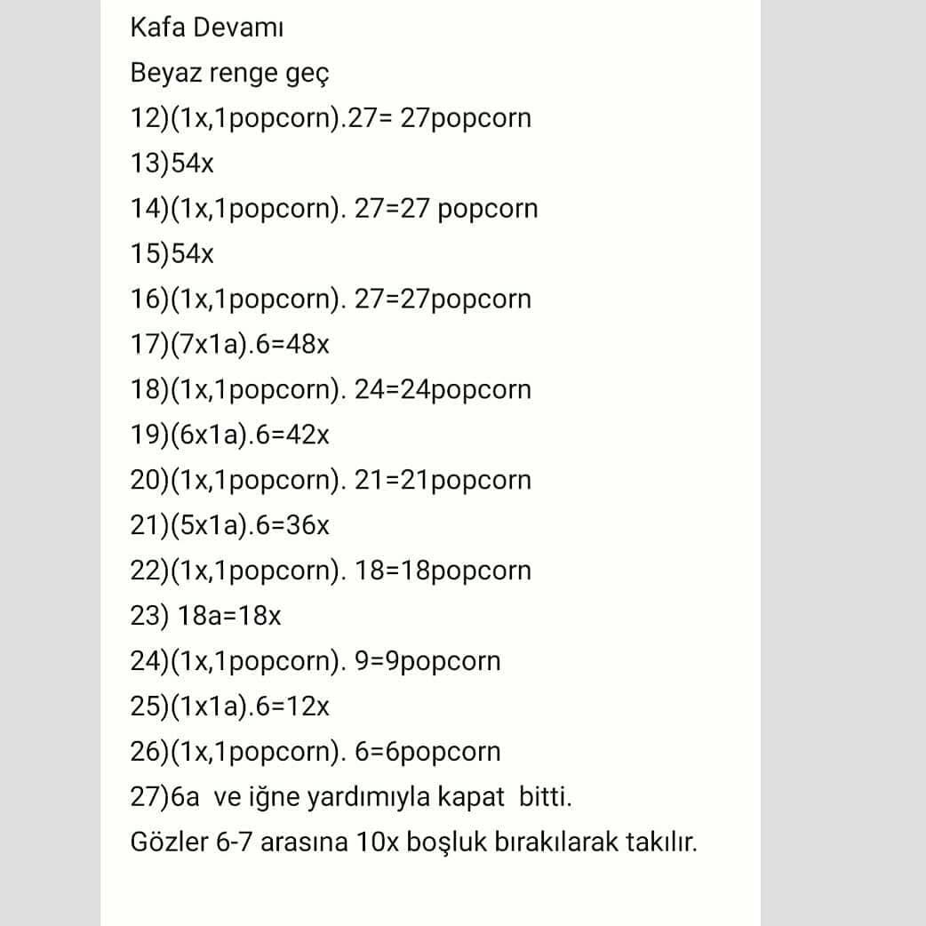 Ücretsiz Kuzu Amigurumi Tığ İşi Tarifi Tulumlu Kuzu❤️❤️
