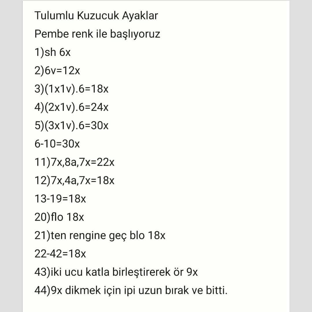 Ücretsiz Kuzu Amigurumi Tığ İşi Tarifi Tulumlu Kuzu❤️❤️