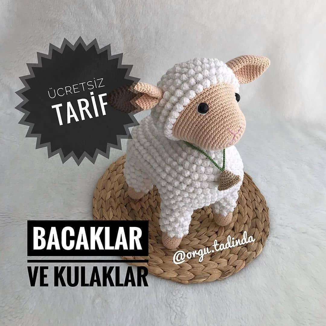 Ücretsiz Kuzu Bebek Yapımı Şeması