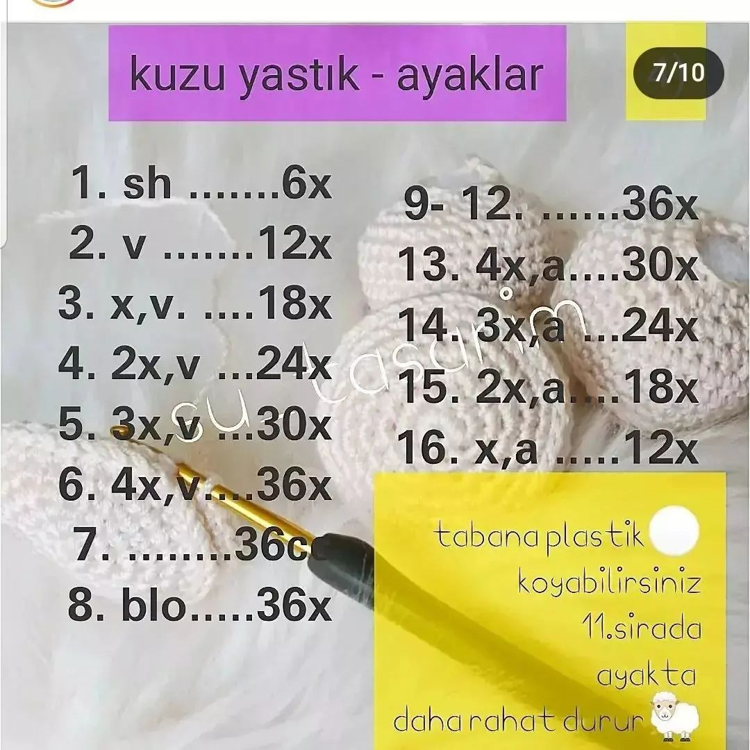 ÜCRETSİZ KUZU YASTIK ÖRNEĞİ