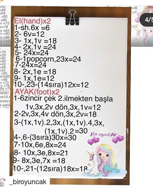 Ücretsiz LadyBug Amigurumi Yapımı