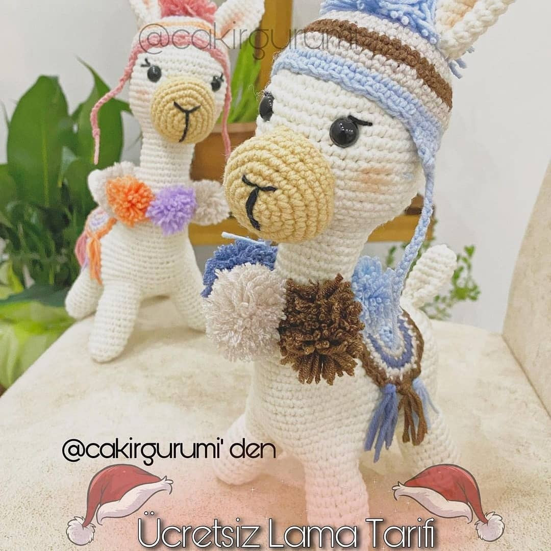 Ücretsiz LAMA Amigurumi Yapımı
