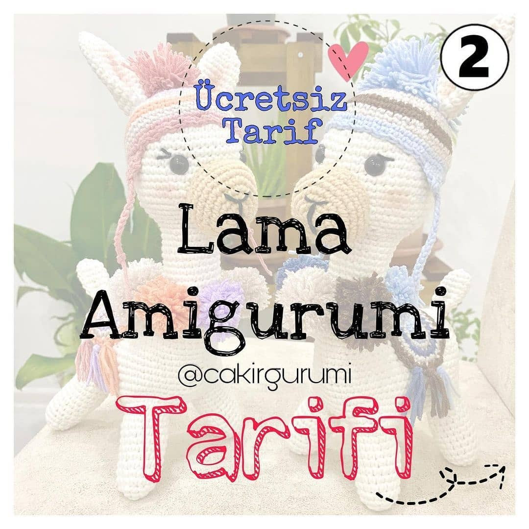 Ücretsiz LAMA Amigurumi Yapımı
