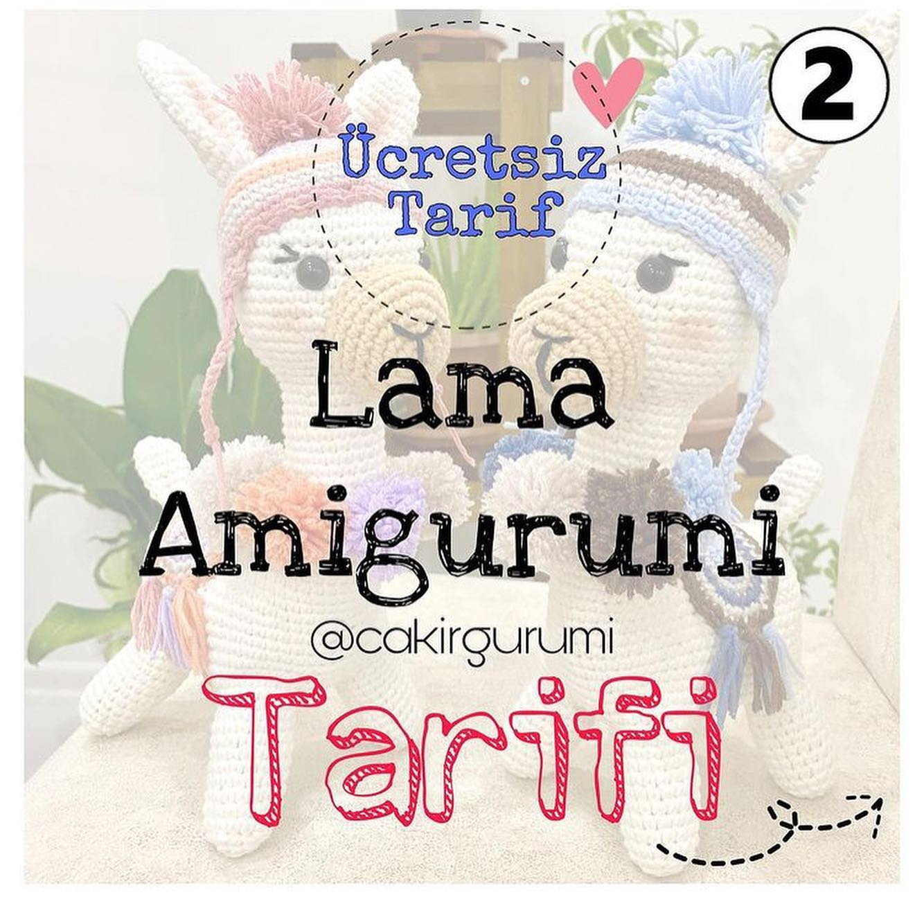 Ücretsiz LAMA Amigurumi Yapımı