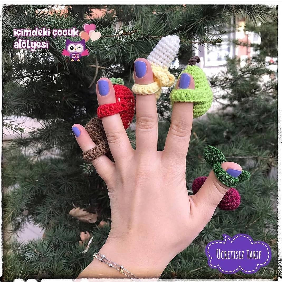 Ücretsiz meyve parmak kuklası tarifi
