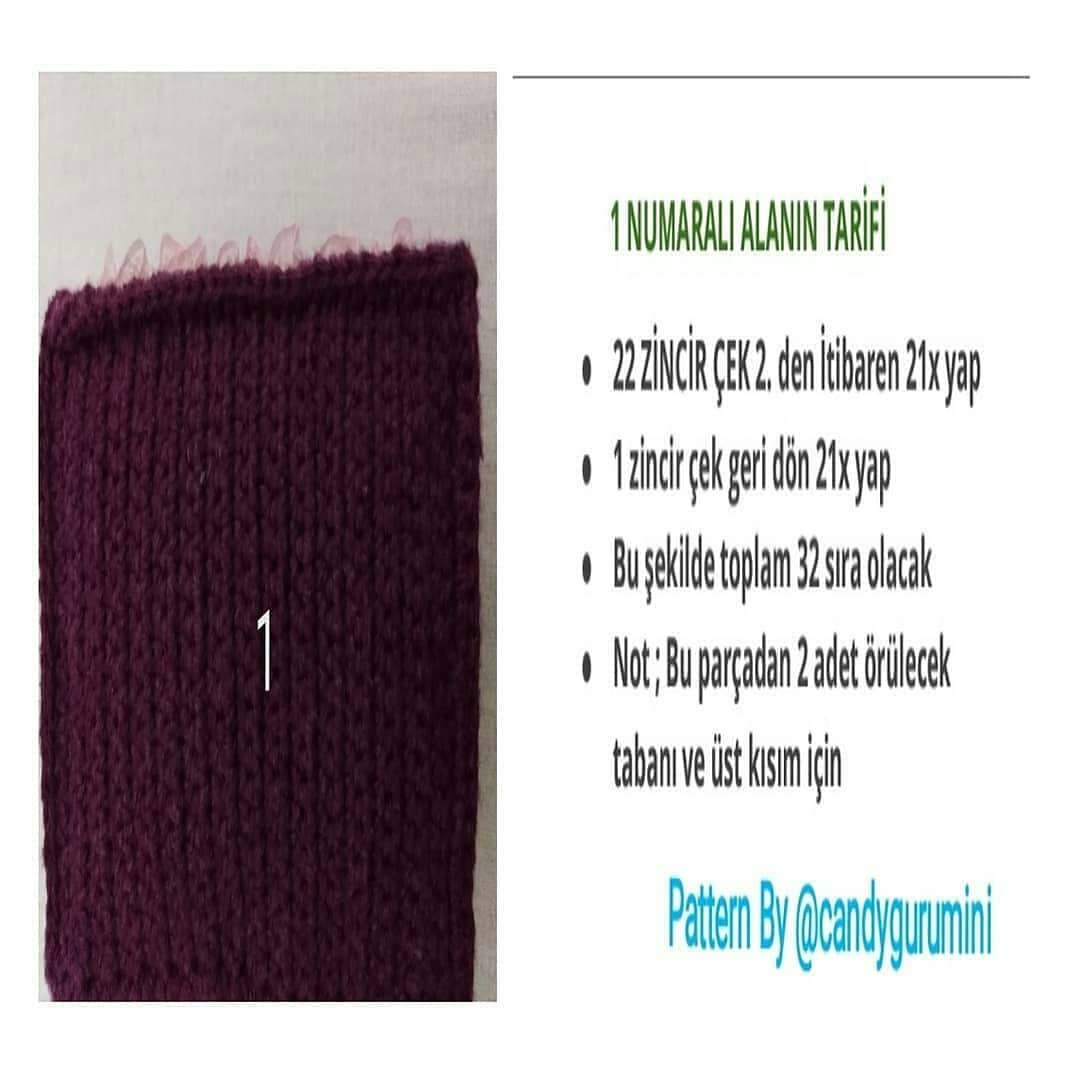 Ücretsiz Mini Kanepe Örgü Tarifi
