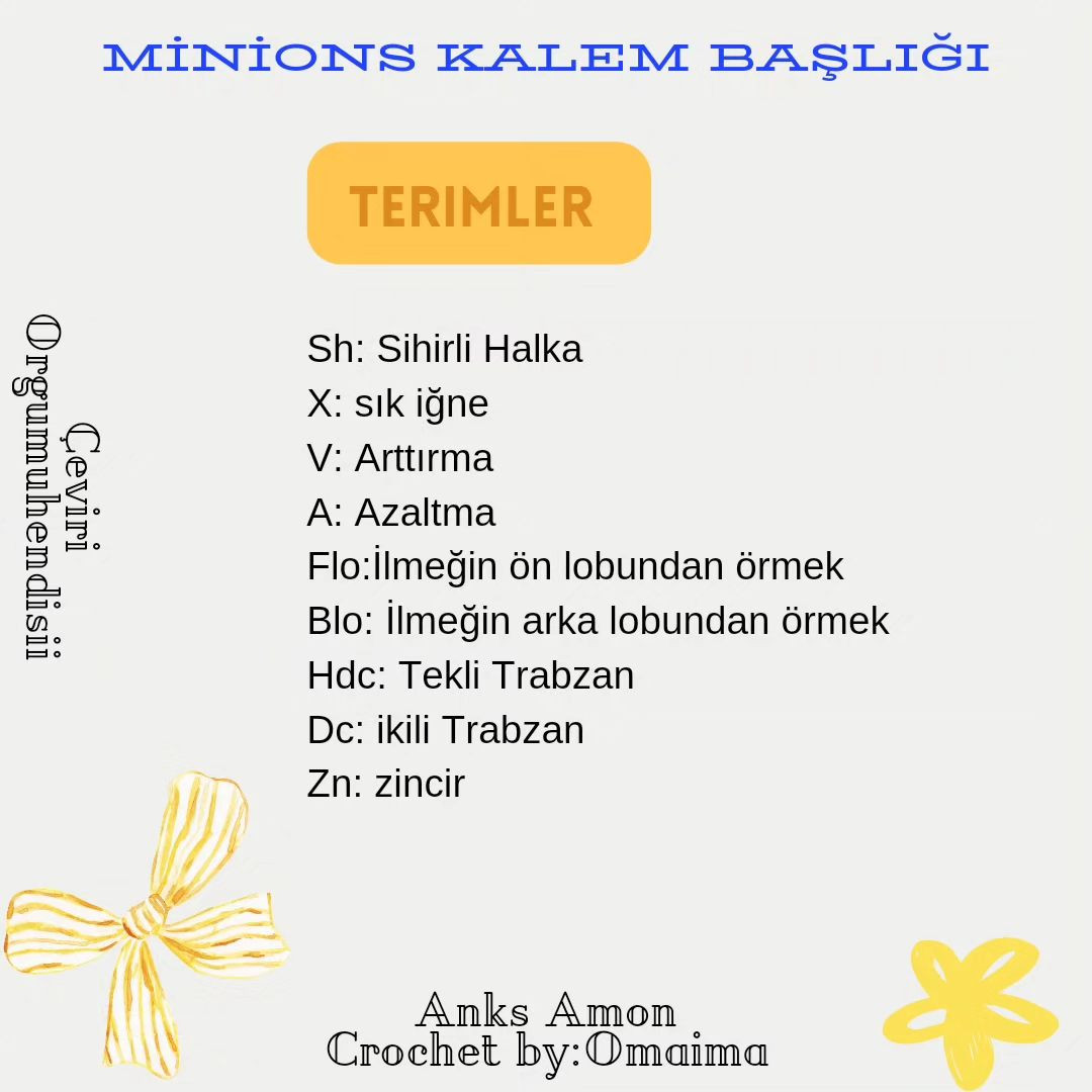 Ücretsiz Minyon Kalemlik Örgü Şeması