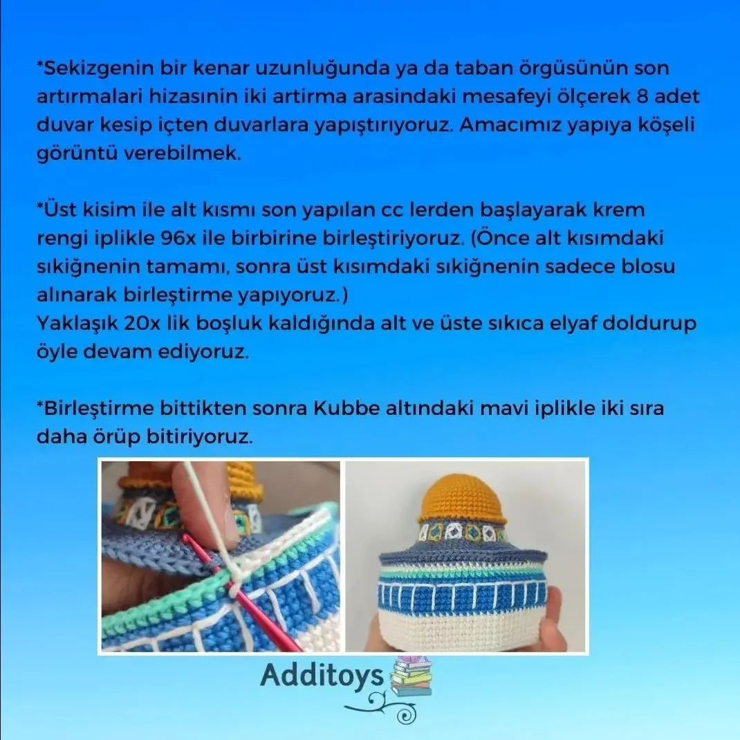 Ücretsiz Móc Örgü Şeması: Kudüs Kubbesi