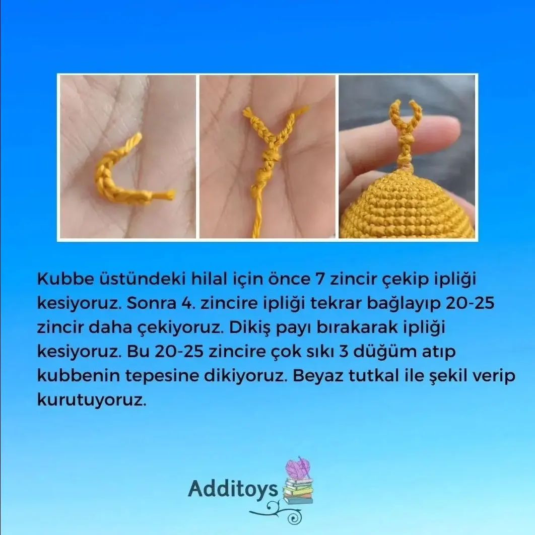 Ücretsiz Móc Örgü Şeması: Kudüs Kubbesi