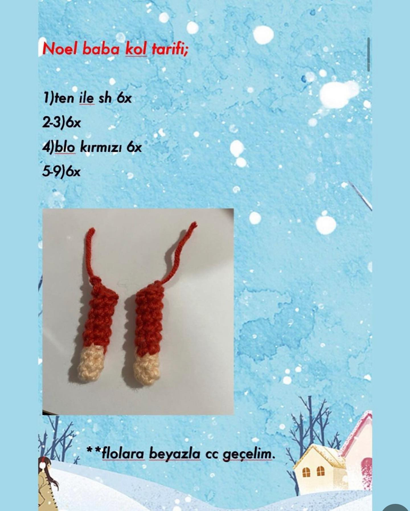 Ücretsiz Noel Baba Amigurumi Tarifi
