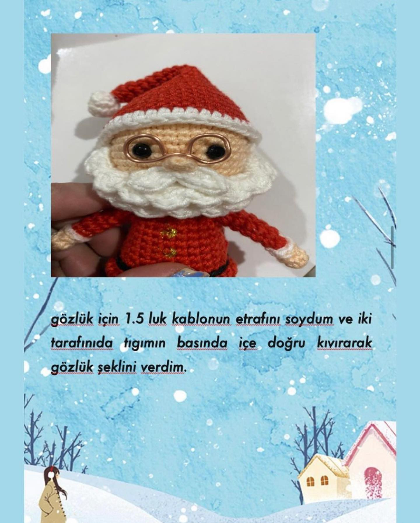Ücretsiz Noel Baba Amigurumi Tarifi