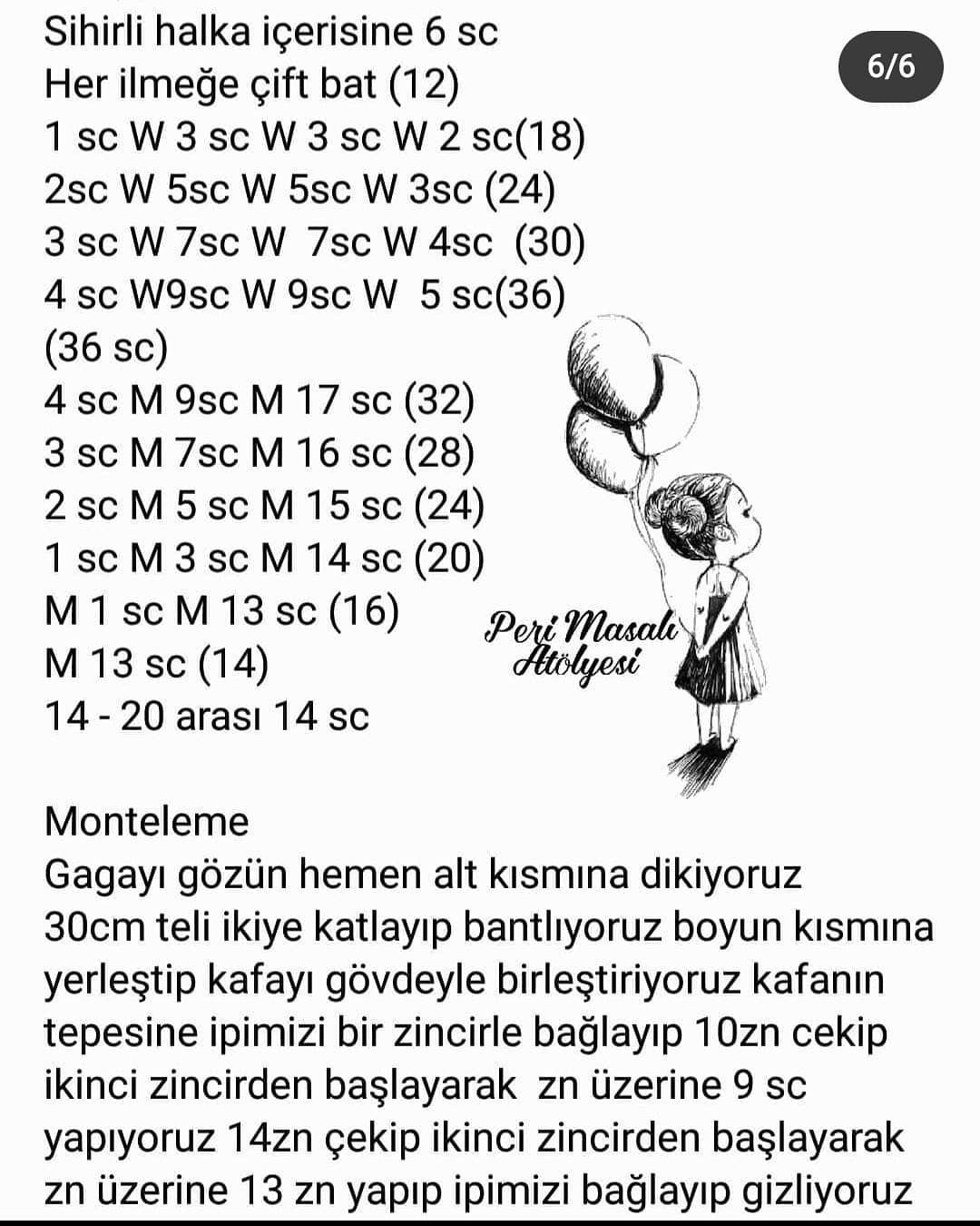 Ücretsiz Ördek Bebek Amigurumi Tarifi