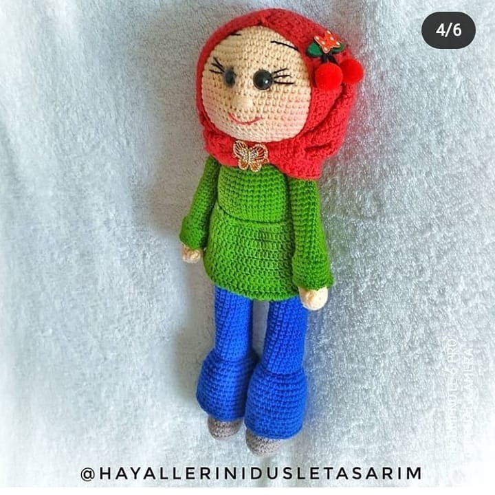Ücretsiz Örgü Bebek Şeması