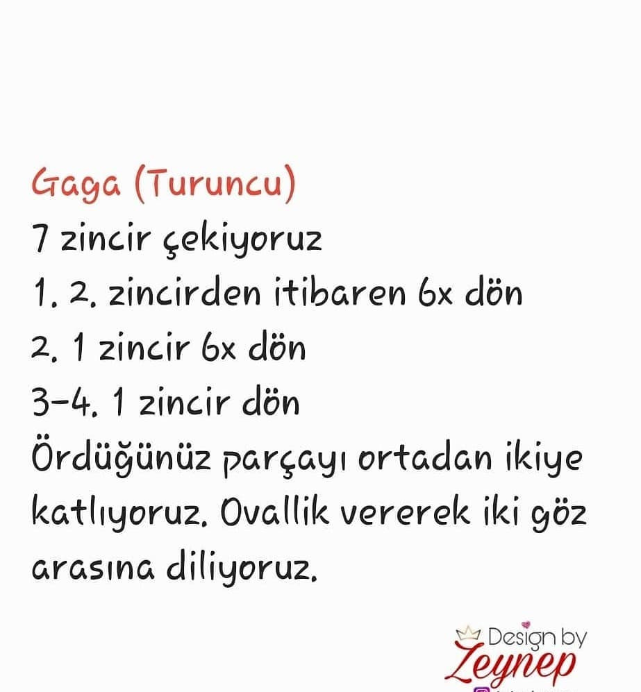 Ücretsiz Örme Bebek Ördek Şeması