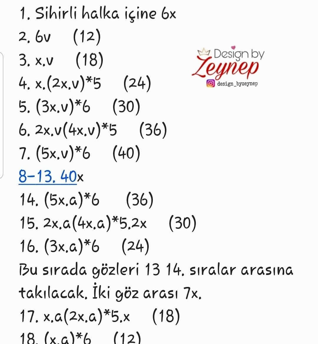 Ücretsiz Örme Bebek Ördek Şeması
