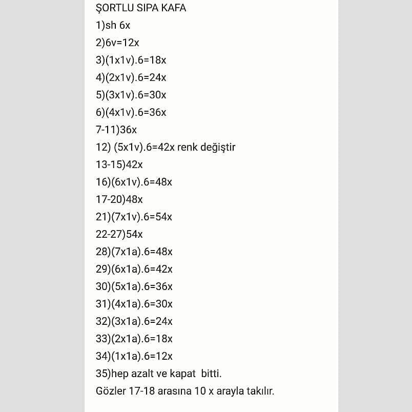 Ücretsiz Örme Eşek Oyuncak Tarifi