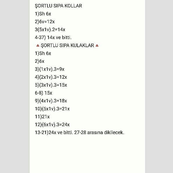 Ücretsiz Örme Eşek Oyuncak Tarifi