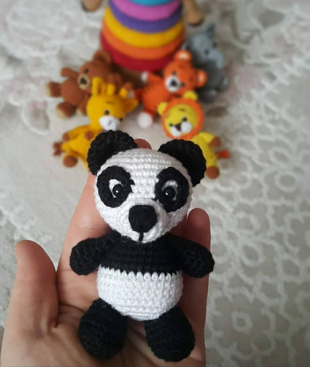 Ücretsiz Panda Amigurumi Tarifi