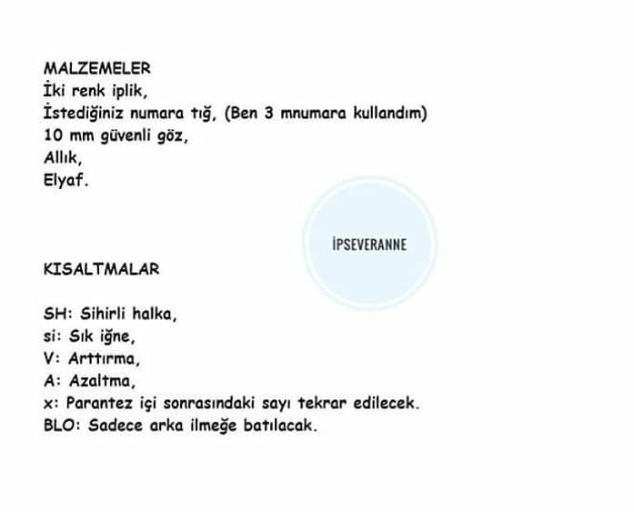 Ücretsiz Şapşik Tavşan Tığ İşi Tarifi