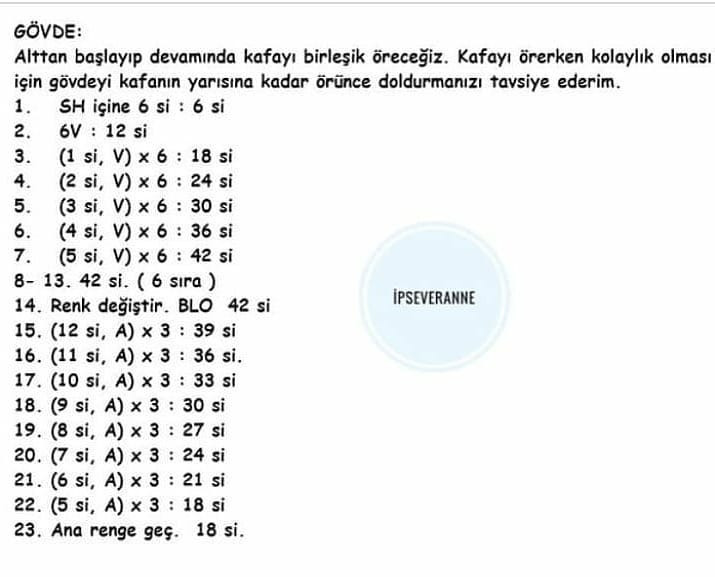 Ücretsiz Şapşik Tavşan Tığ İşi Tarifi