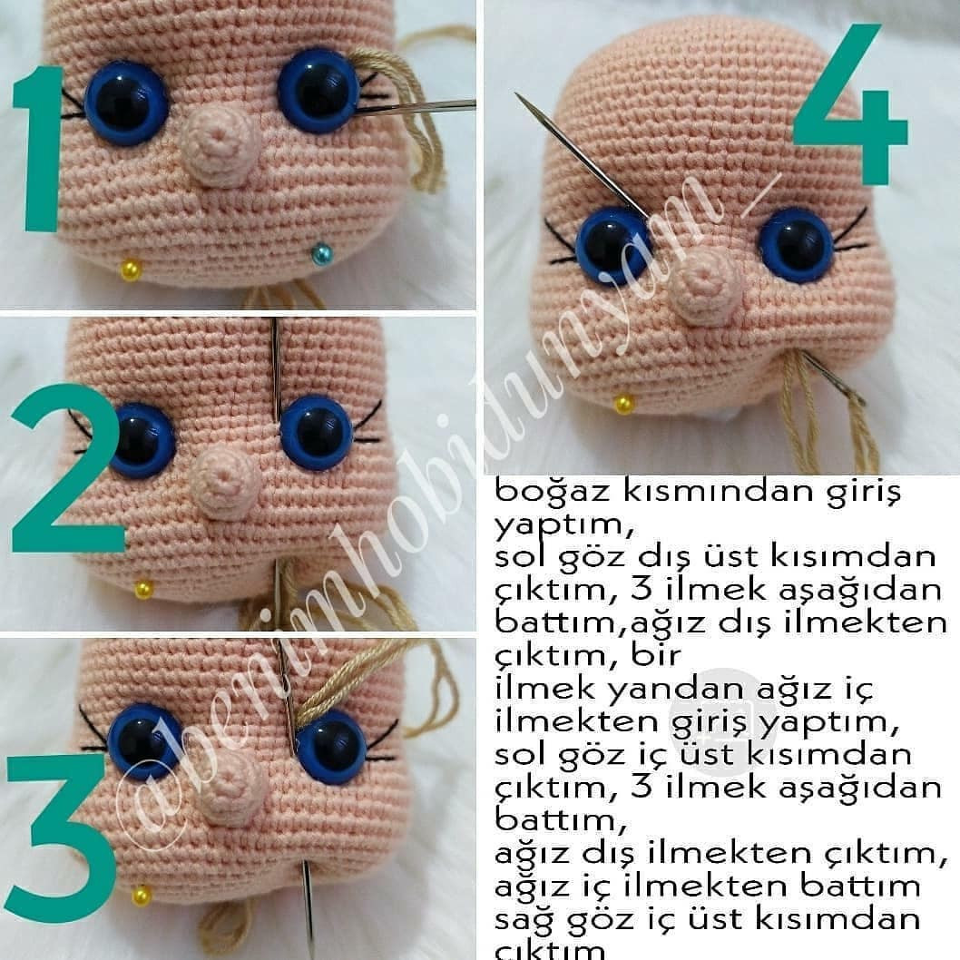 Ücretsiz Şeker Kız Amigurumi Patikleri: