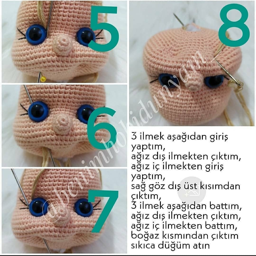Ücretsiz Şeker Kız Amigurumi Patikleri: