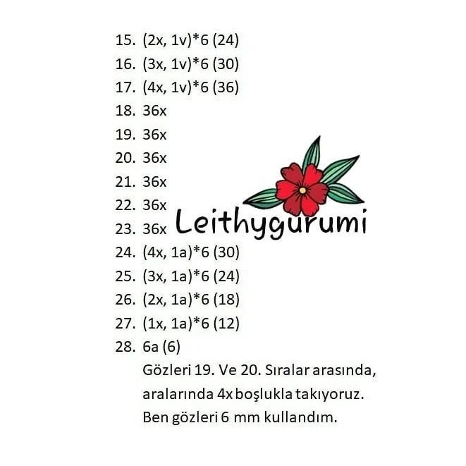 Ücretsiz Sevimli Arı Amigurumi Yapımı
