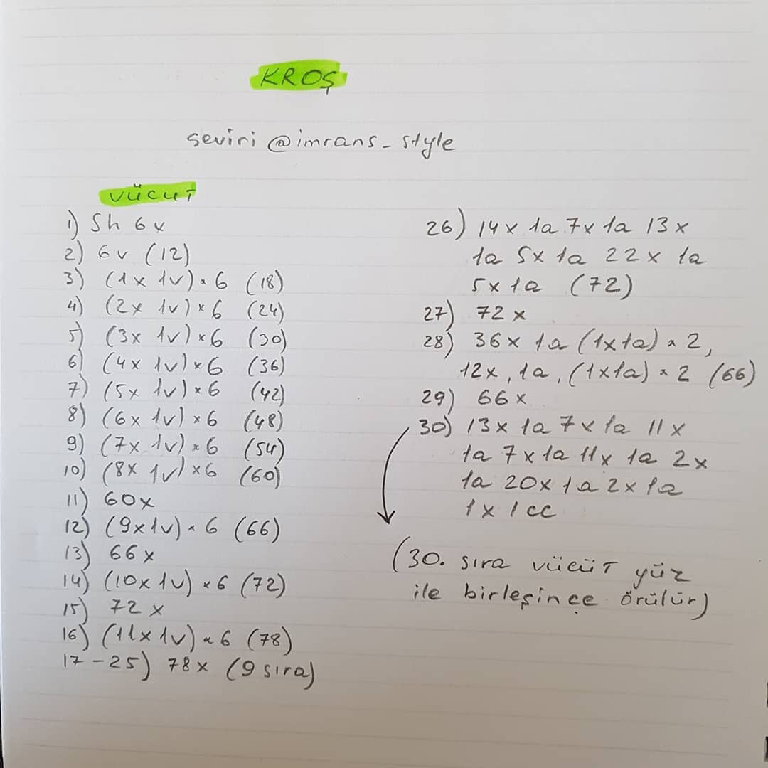 ÜCRETSİZ Sevimli Canlılar Tığ İşi Modelleri