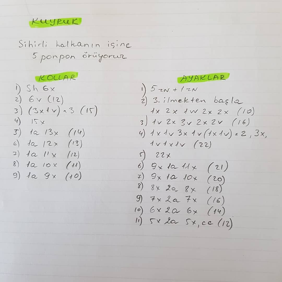 ÜCRETSİZ Sevimli Canlılar Tığ İşi Modelleri