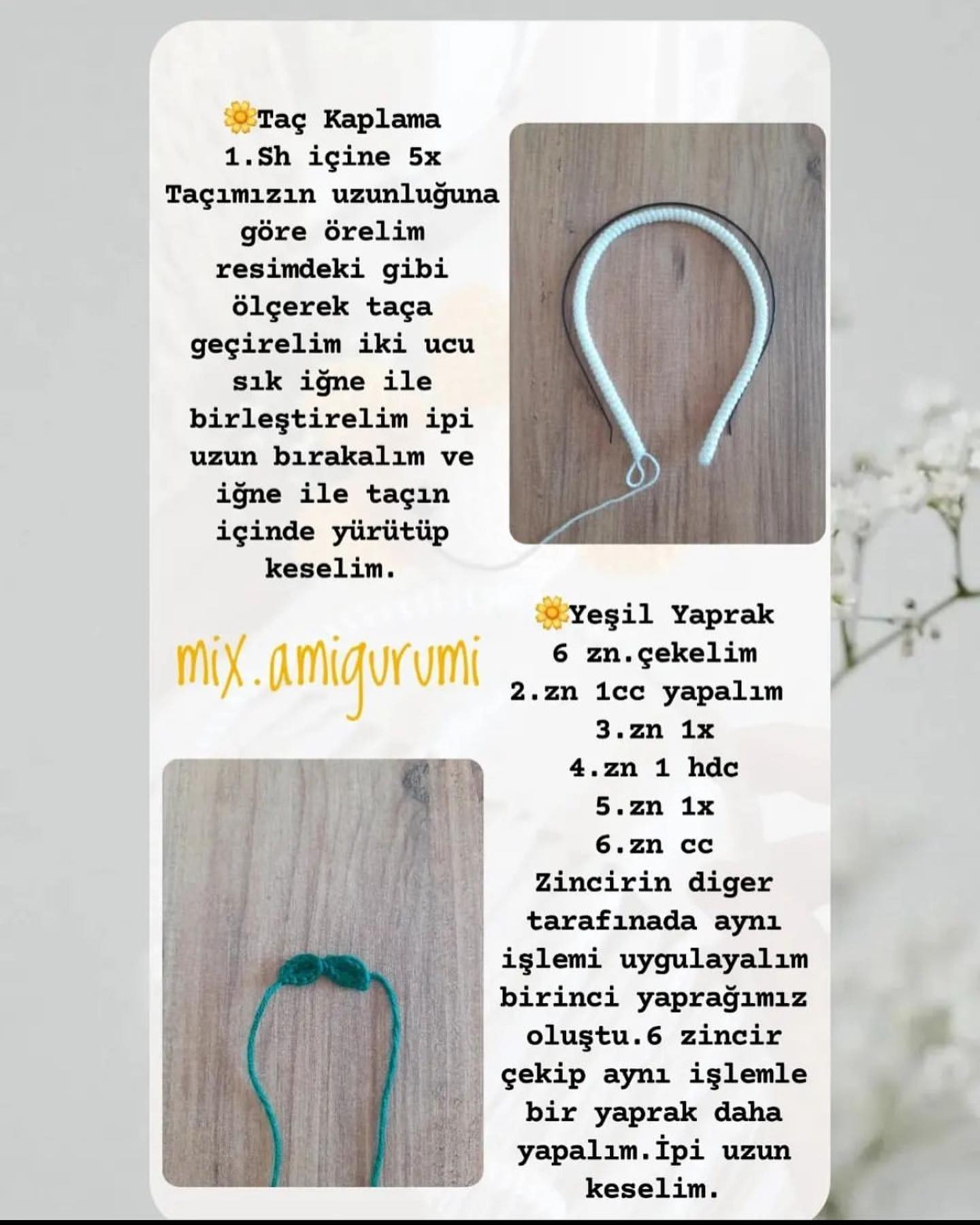 Ücretsiz Sevimli Çiçek Taç Şeması