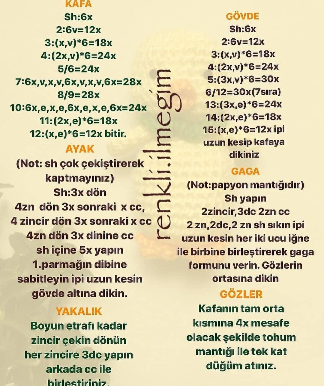 Ücretsiz Sevimli Civciv Amigurumi Tarifi Napıyorduk kaydetmeden önce beğeniyorduk 🙊
