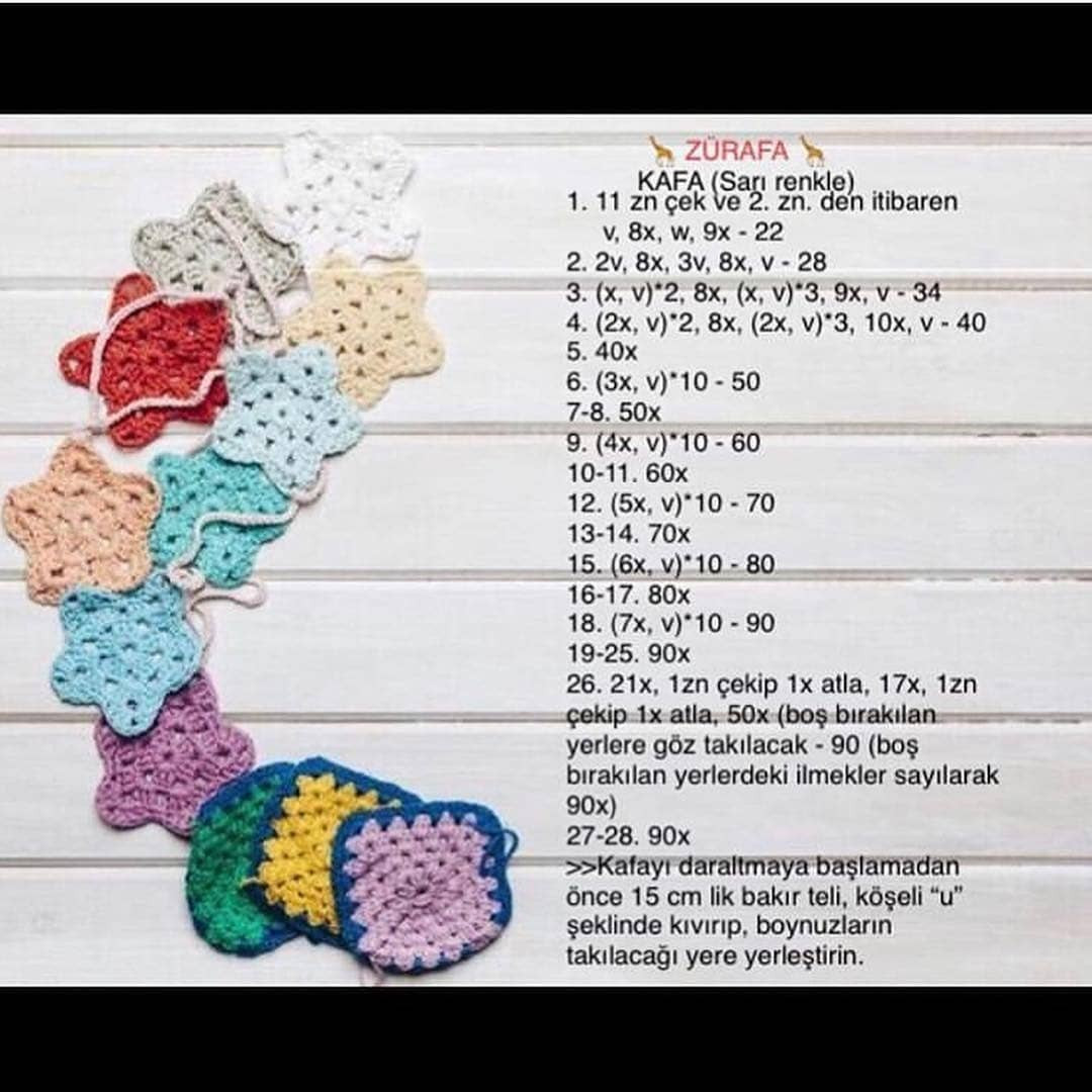 Ücretsiz sevimli hayvan amigurumi tığ işi şemaları