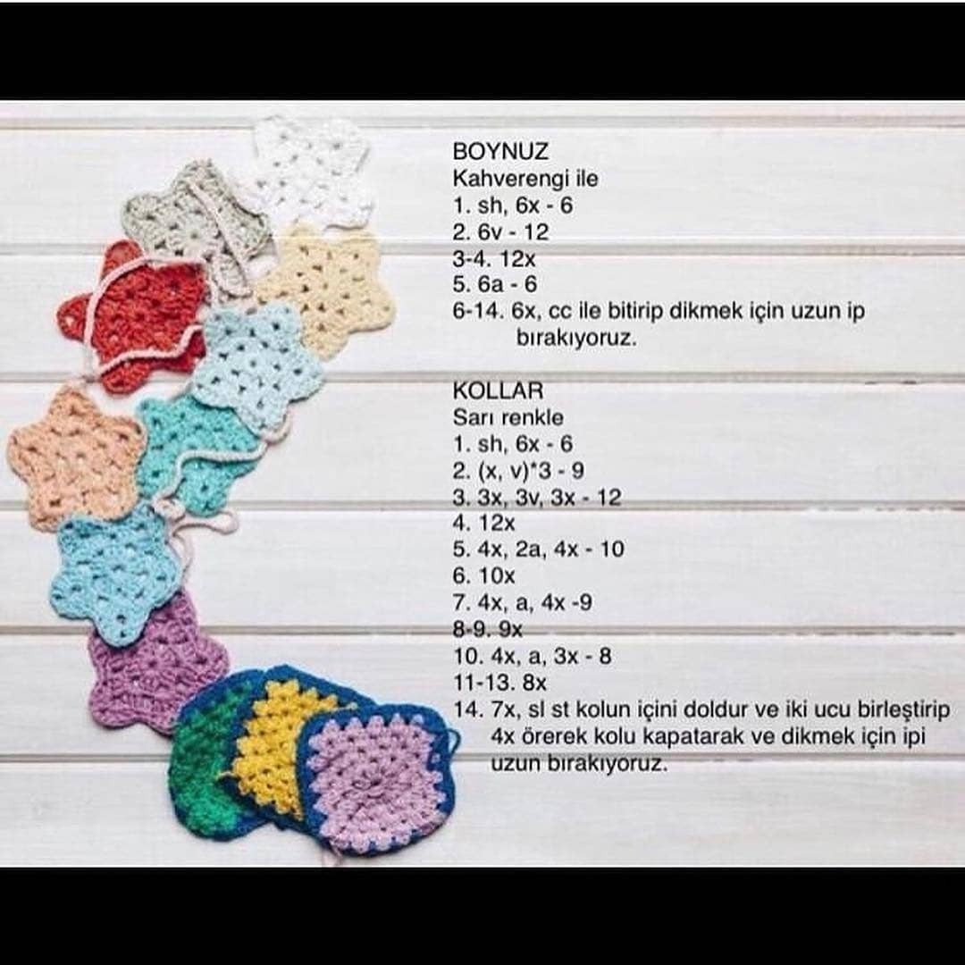 Ücretsiz sevimli hayvan amigurumi tığ işi şemaları