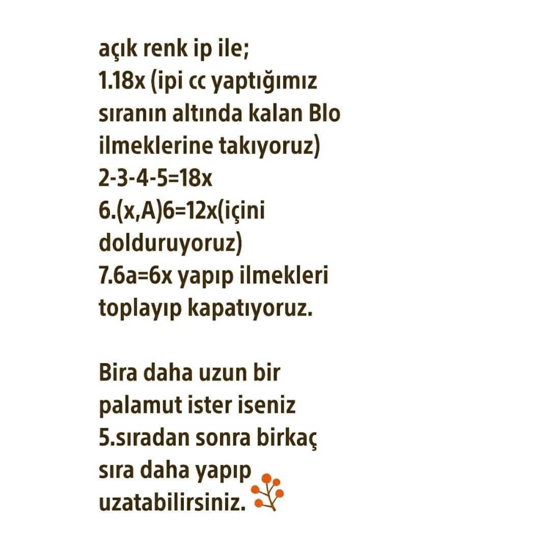 Ücretsiz Sevimli Palamut Tığ işi Tarifi