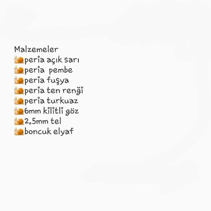 Ücretsiz Sevimli Salyangoz Amigurumi Tarifi
