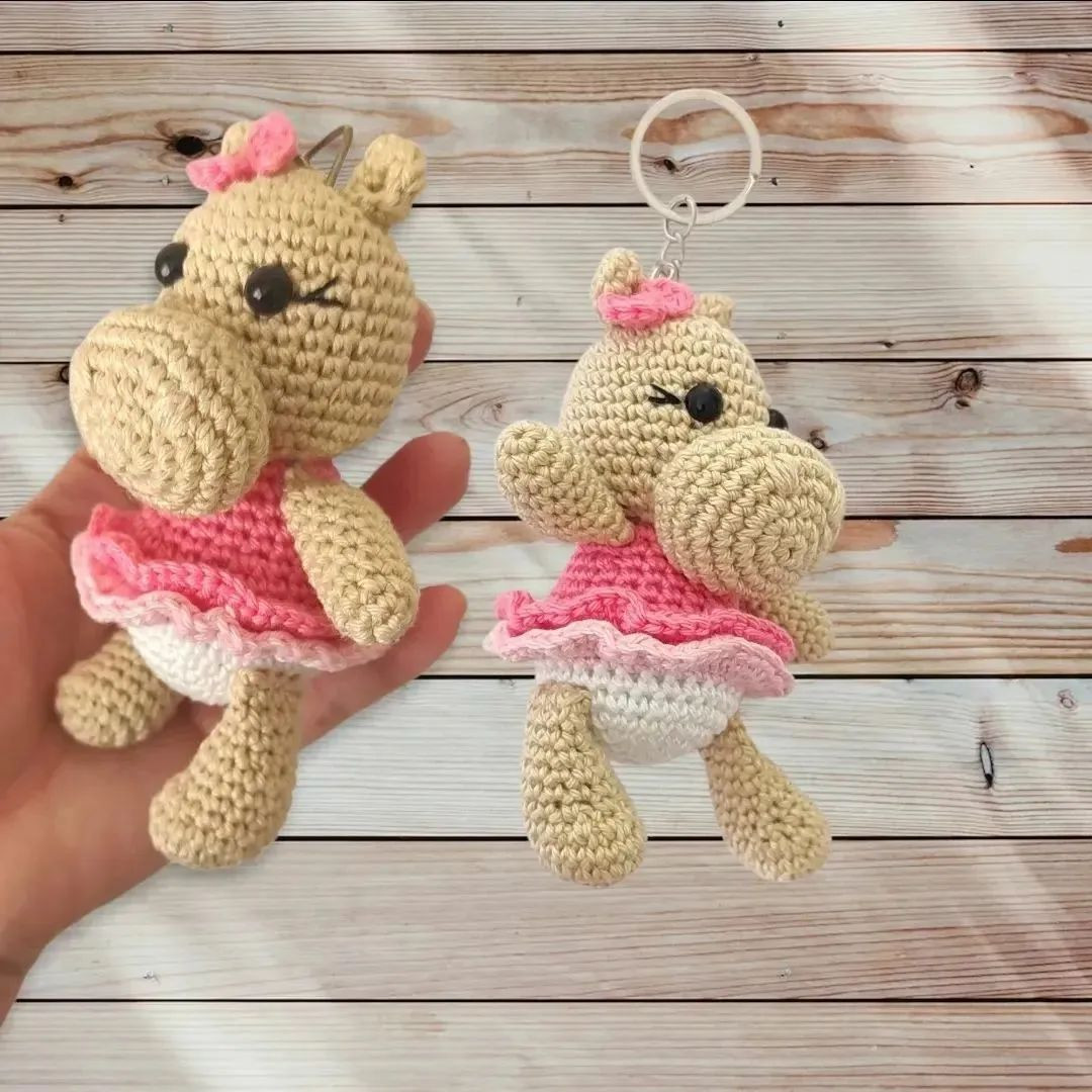 ÜCRETSİZ Sevimli Su Aygırı Amigurumi Tarifi