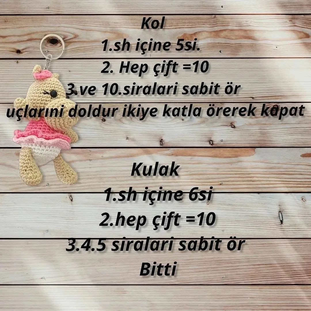 ÜCRETSİZ Sevimli Su Aygırı Amigurumi Tarifi