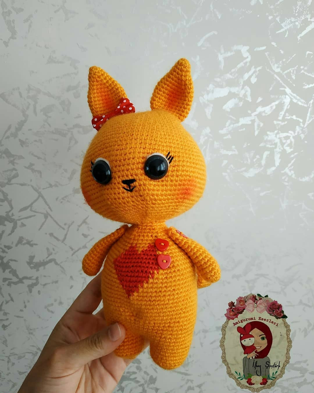 Ücretsiz Sevimli Tavşan Amigurumi Şeması