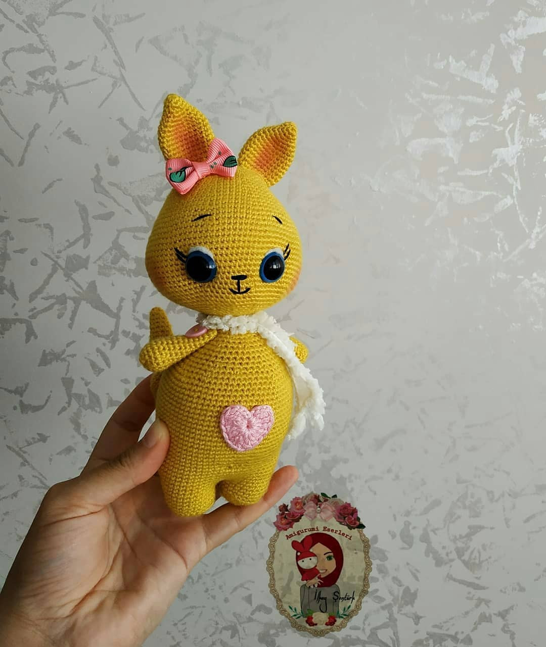 Ücretsiz Sevimli Tavşan Amigurumi Şeması