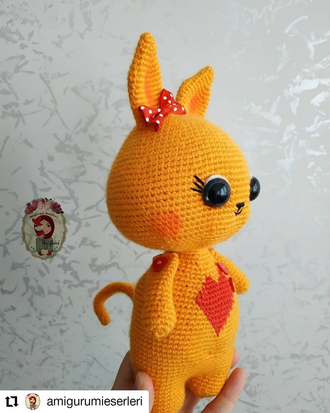 Ücretsiz Sevimli Tavşan Amigurumi Şeması